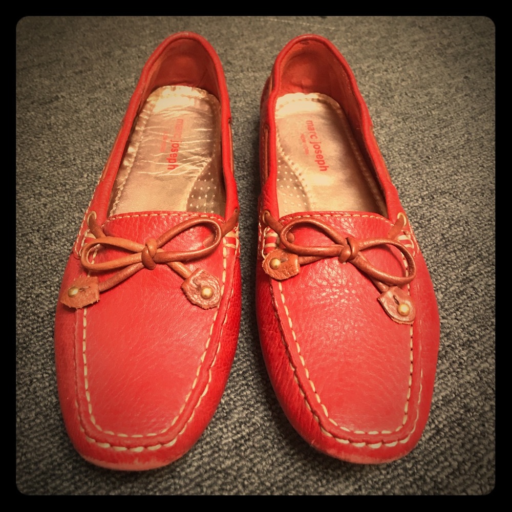 Marc Joseph New York Red Loafers